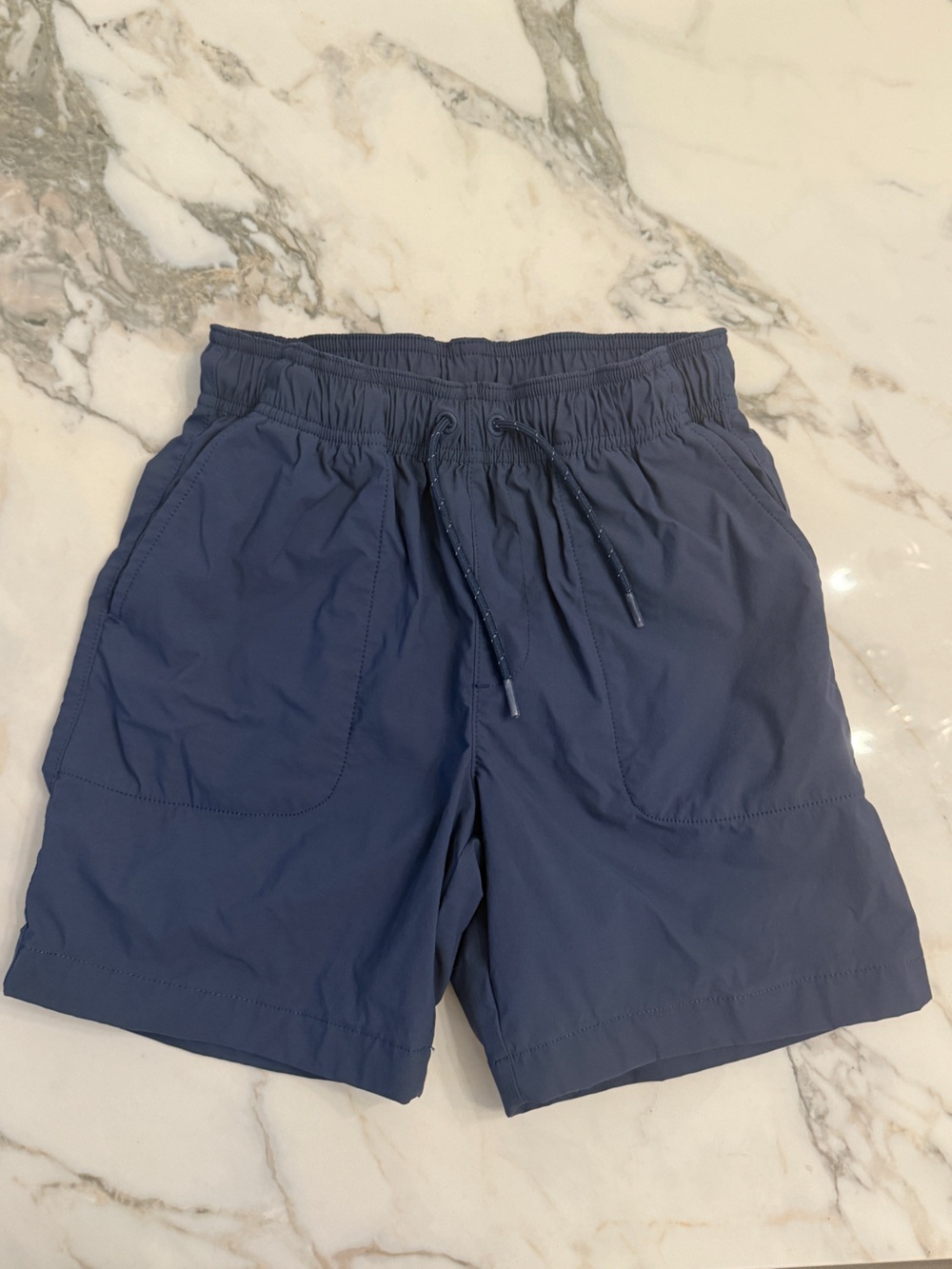Crewcuts Kids Deep Blue Athletic Drawstring Shorts